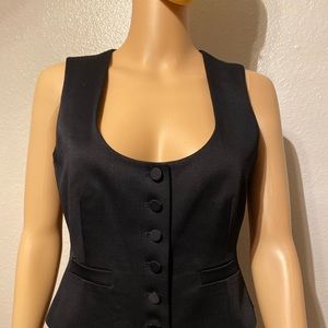 Banana Republic black elegant Vest  size 0